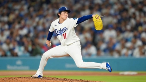 MLB(影)/佐佐木朗希飆161公里火球後援!道奇5連勝緊追國聯龍頭寶座