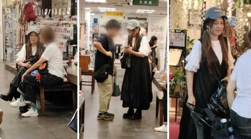 邱以太與媽媽林葉亭感情極好,日前他舉辦粉絲見面會,林葉亭就在會場附近等候,負責接送愛兒。(圖/讀者提供)