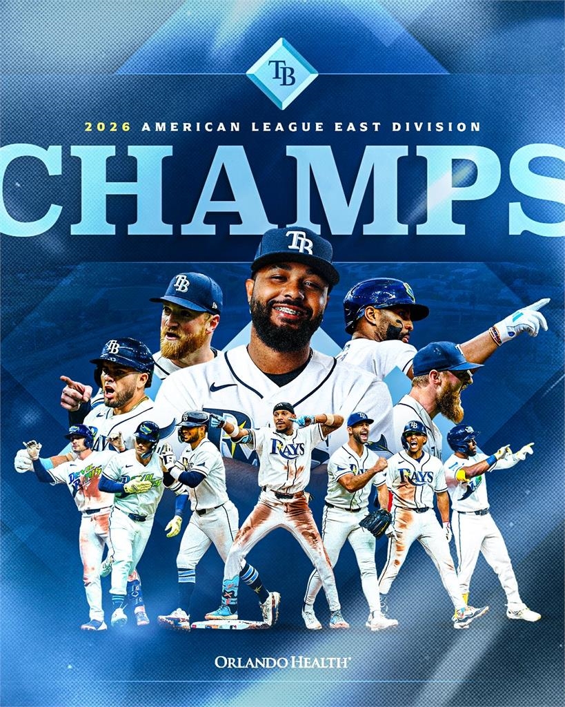 MLB(影)/專家全都跌破眼鏡!光芒從賽前墊底預測一路鎖定美聯第一種子