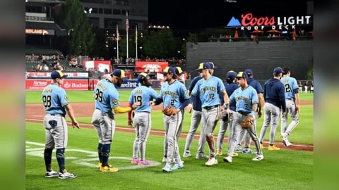 MLB(影)/拚百勝的釀酒人輸球仍有好消息!確定國聯前2種子 直闖分區系列賽