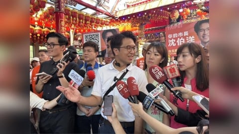 沈伯洋五分埔一句「看著她長大」笑翻全場 許淑華:換我看著你當市長