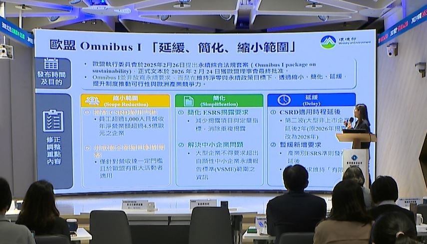 環境部、金管會救企業碳焦慮 近7成中小企業「免強制申報」