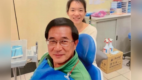 陳幸妤離婚風波延燒 陳水扁曬「女兒幫他看牙」舊照:網友喊最美畫面
