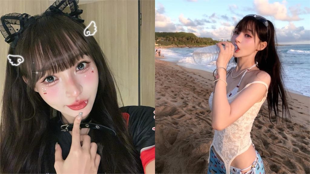 越南「素顏背心妹」竟是私下林襄!認了「眼距很開」真面目全被拍:不想發…