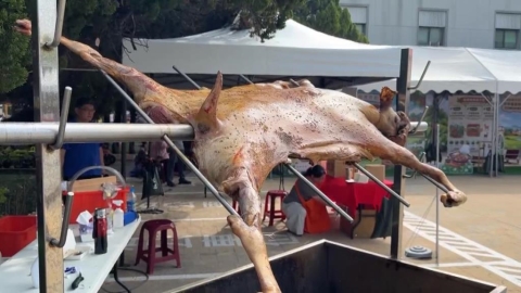 彰化溪湖羊肉節送羊入虎口! 「烤全羊百元價」限量百組引爆排隊潮
