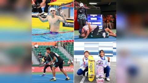 蔡英文賀台灣隊摘牌！王冠閎「銀牌換金色」　12歲滑板好手首登亞運頒獎台