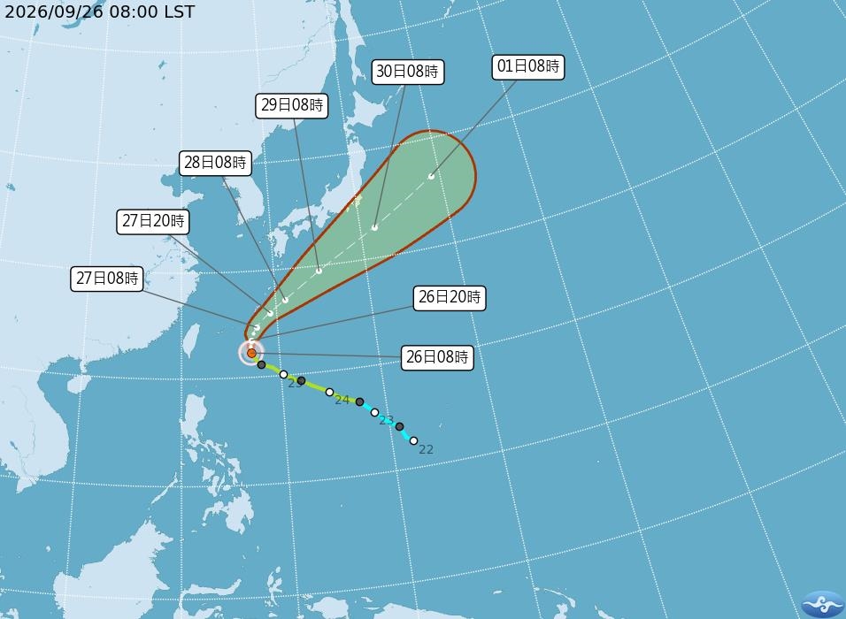 快新聞/「舒力基」會來台灣?估這時間轉中颱 氣象署揭最新路徑