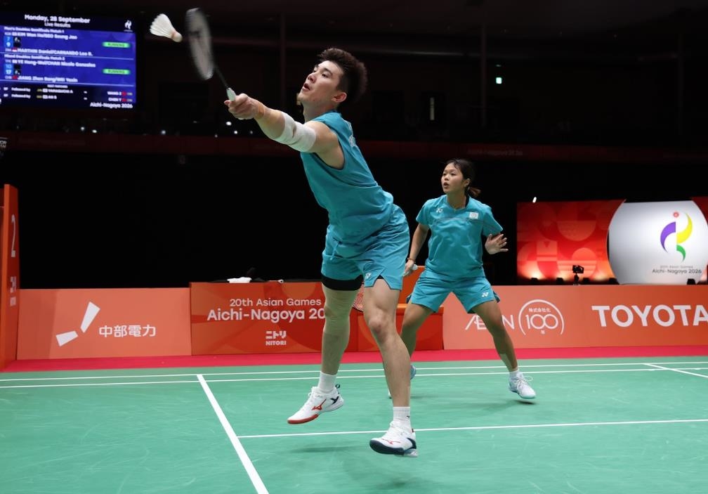 亞運／羽球一日兩戰傷到自己人！日本美少女宮崎友花提前落馬！台灣混雙銅牌也無奈