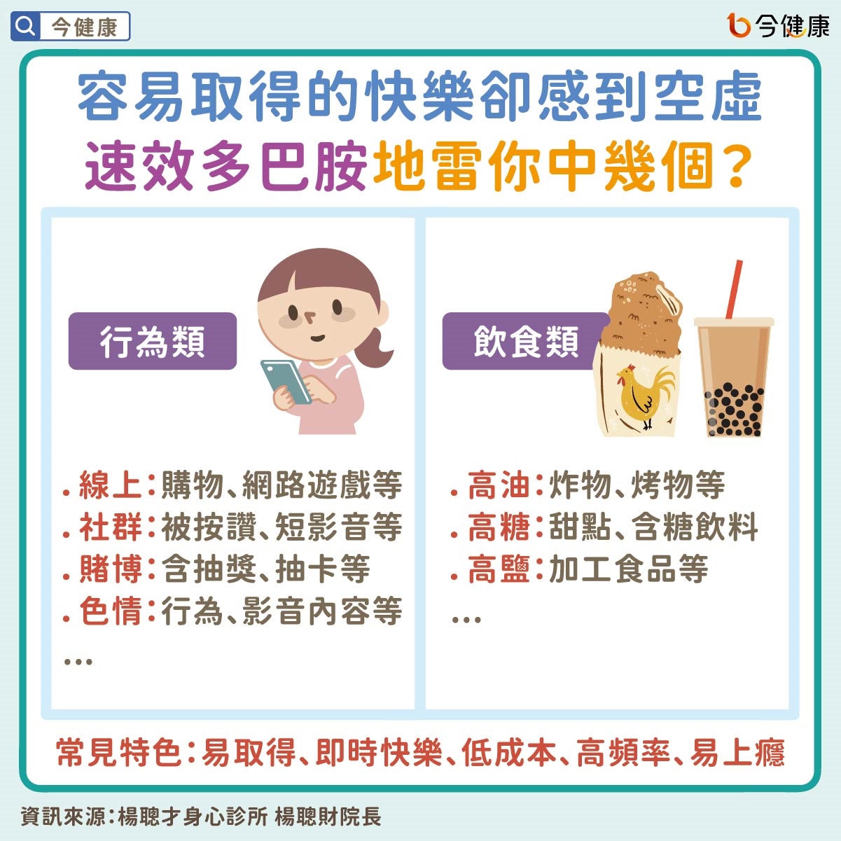 容易取得的快樂卻感到空虛 速效多巴胺地雷你中幾個?