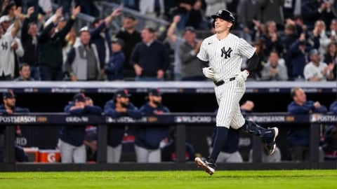 MLB季後賽(影)/「米飯哥」頂上法官火力!單場雙響再炸滿貫砲洋基9:0痛宰紅襪
