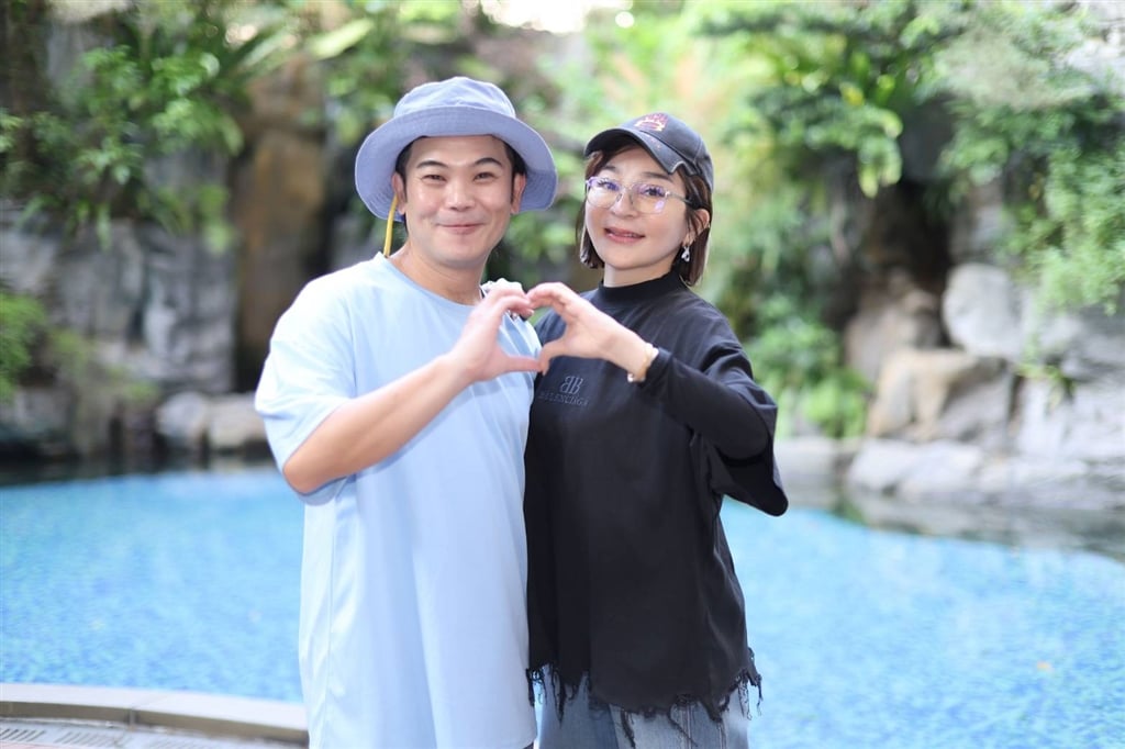 馬國弼感謝王彩樺為他找尋工作機會(圖片提供:劍湖山世界)
