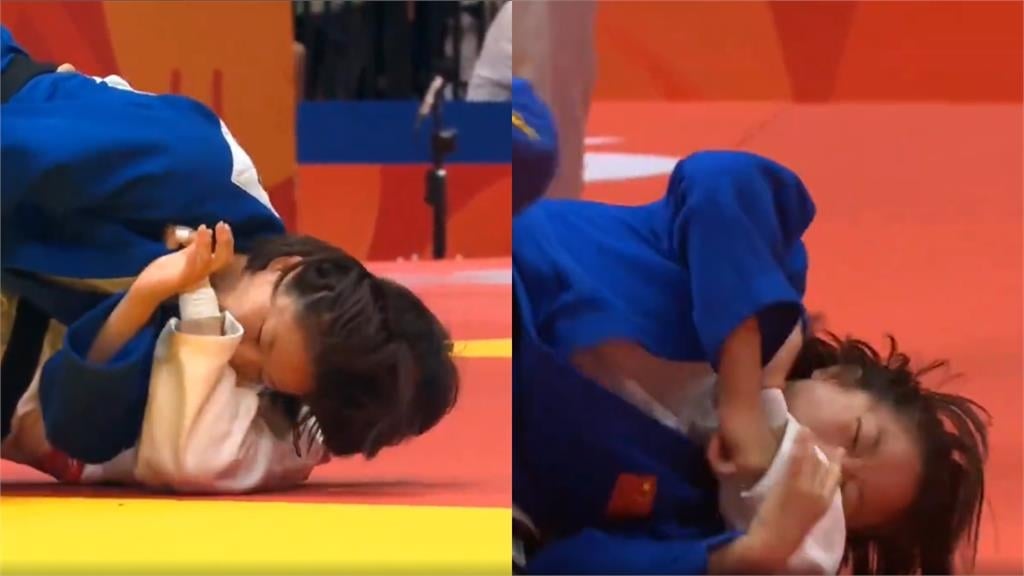 亞運柔道中國女將竟「死不鬆嘴」咬傷日選手！「心型齒痕」全被拍…超慘下場曝光