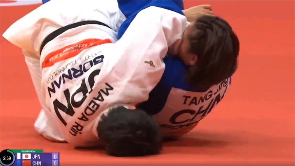 亞運柔道中國女將竟「死不鬆嘴」咬傷日選手！「心型齒痕」全被拍…超慘下場曝光