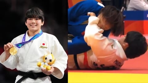 亞運(影)/這哪招?中國柔道女將發瘋狠咬 日本總教練驚呆了:從來沒想過...