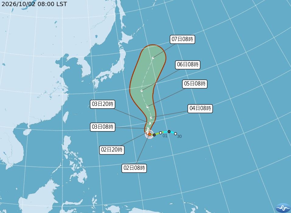 快新聞/要變天了!這日開始明顯降溫 「彩雲」颱風動向也出爐了