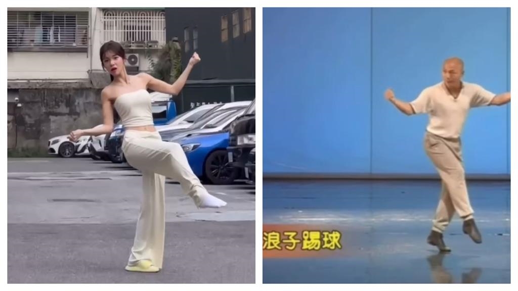 李多慧「大跳這迷因」「1動作 拖鞋飛天 網笑:太可愛