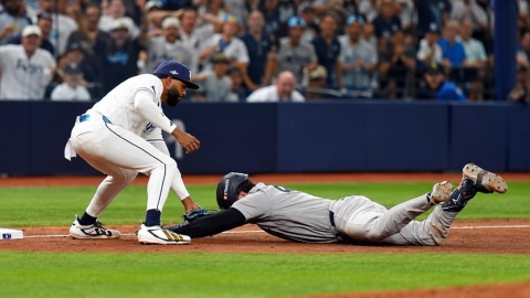 MLB(影)/好不容易破無安打卻「自己送頭」!洋基跑者無視教練 幾秒後慘遭狙殺