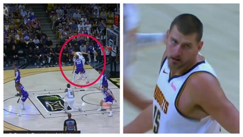 NBA(影)/約基奇背後長眼?秀「超狂背後傳球」穿越3人網友全驚呆:怎麼辦得到!