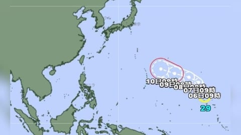 3颱共存!「小熊」颱風生成了 影響台灣機率曝