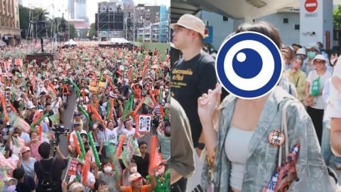 不只蔡康永!女星現身沈伯洋競總高喊「台北順起來」直呼終於見「1事」真面目