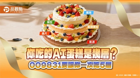 009831開募!精選全球50檔電力算力股 AI五層蛋糕通吃