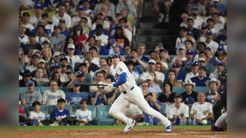 MLB(影)/大谷翔平4支1苦吞2K!道奇1分惜敗 系列賽遭勇士扳平