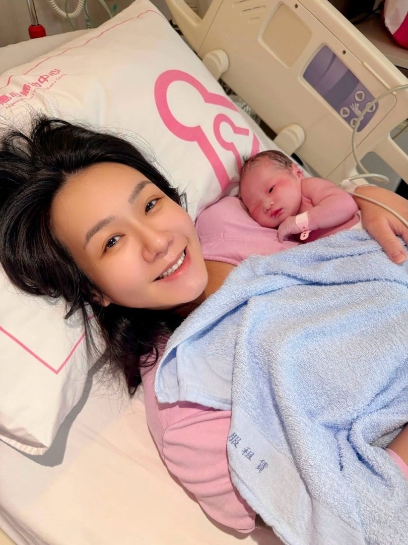 李又汝今年七月底平安生下愛女小藍莓。/ 翻攝李又汝FB