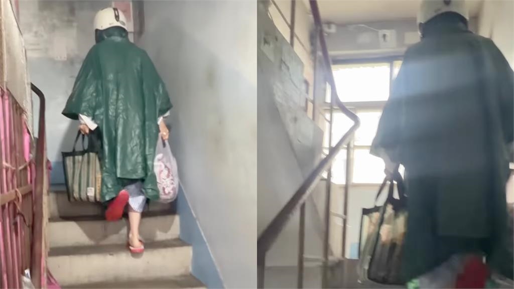 她穿「台灣味紅白拖」出門!冒雨騎車畫面流出 網驚「最接地氣天后」