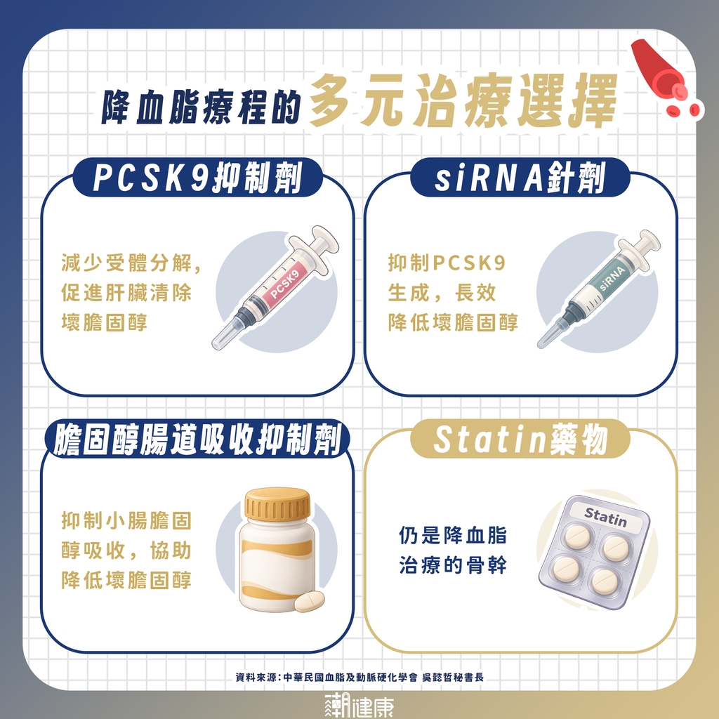 Lp(a)驗出超標非絕路 多元精準治療築起保護傘