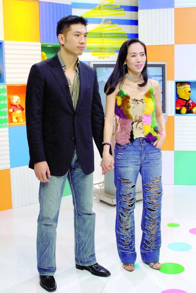 許純美也曾與邱品叡交往而轟動一時,最後因家暴退婚。(圖/TVBS提供)
