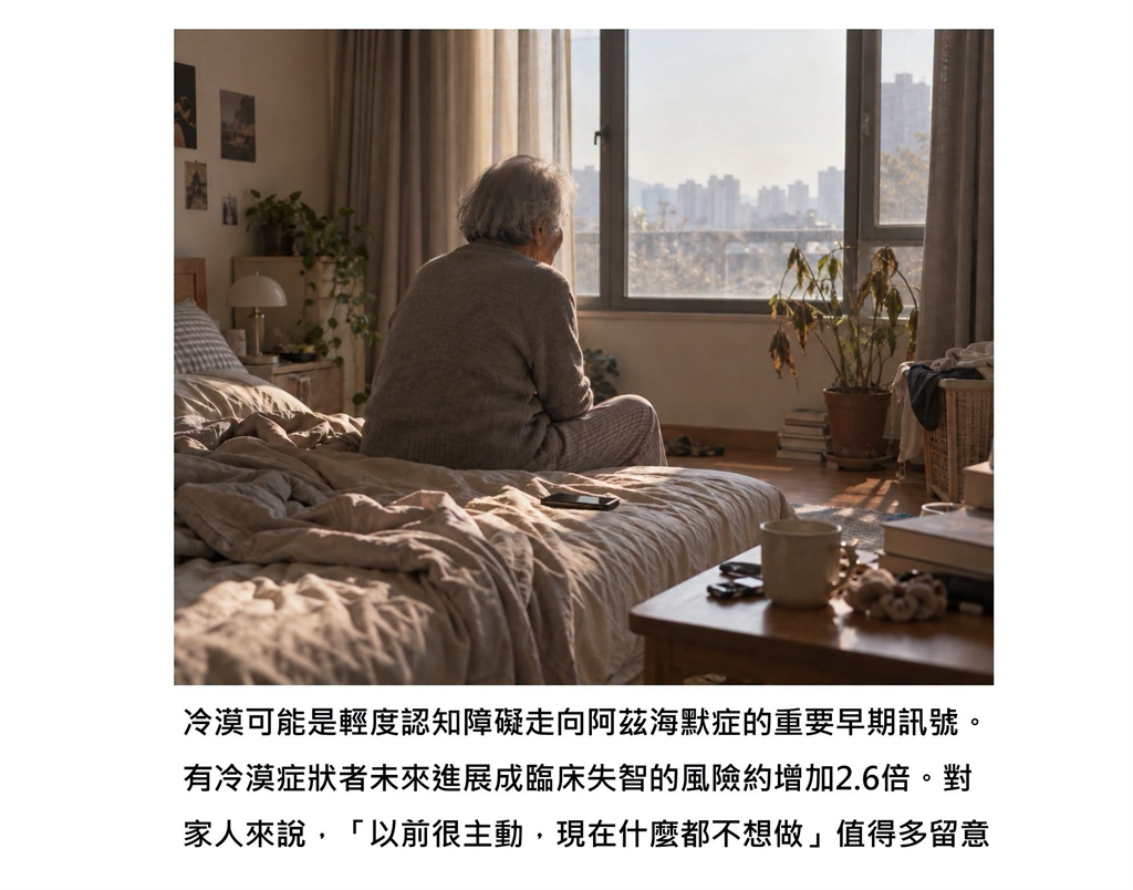 不想動 愛回隨便 都可以 冷漠2.57倍 很生活化的事:冷漠,可能比健忘更早被