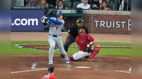 MLB(影)/大谷大聲指出捕手妨礙打擊上壘!道奇一度滿壘可惜下一棒老將沒能建功