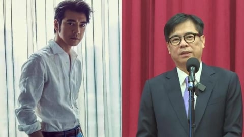 金城武24年前走紅毯「身後害羞弟弟」竟是陳其邁!本尊認了:我也有穿衣服…