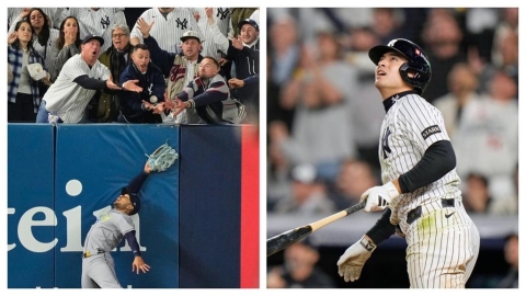 MLB(影)/洋基球迷外野干擾守備得不償失!隨即被請出場球隊最終也遭淘汰