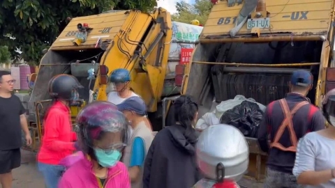 金紙灰燼丟垃圾車「粉塵爆炸」　彰化清潔隊員嚇壞