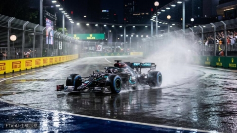 F1新加坡衝刺賽混亂開打 Verstappen頂住壓力奪冠