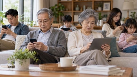 一家人在一起卻各自滑手機?找回「放下螢幕」的家庭時光