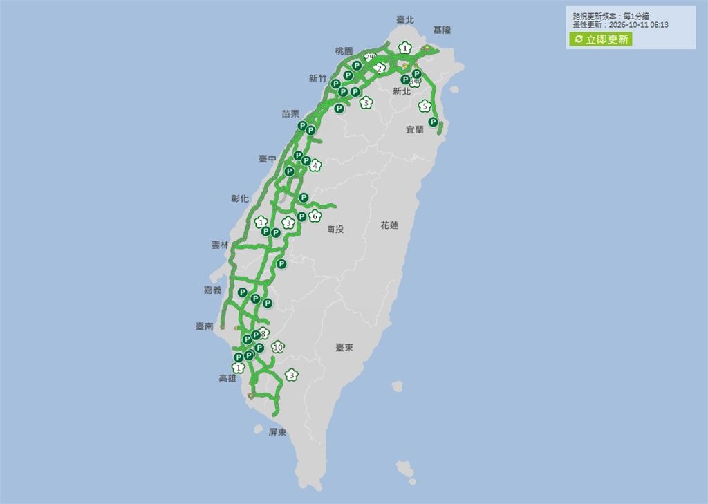 開車族怕爆!國慶連假收假「國道11易塞路段」曝 國5估塞11小時