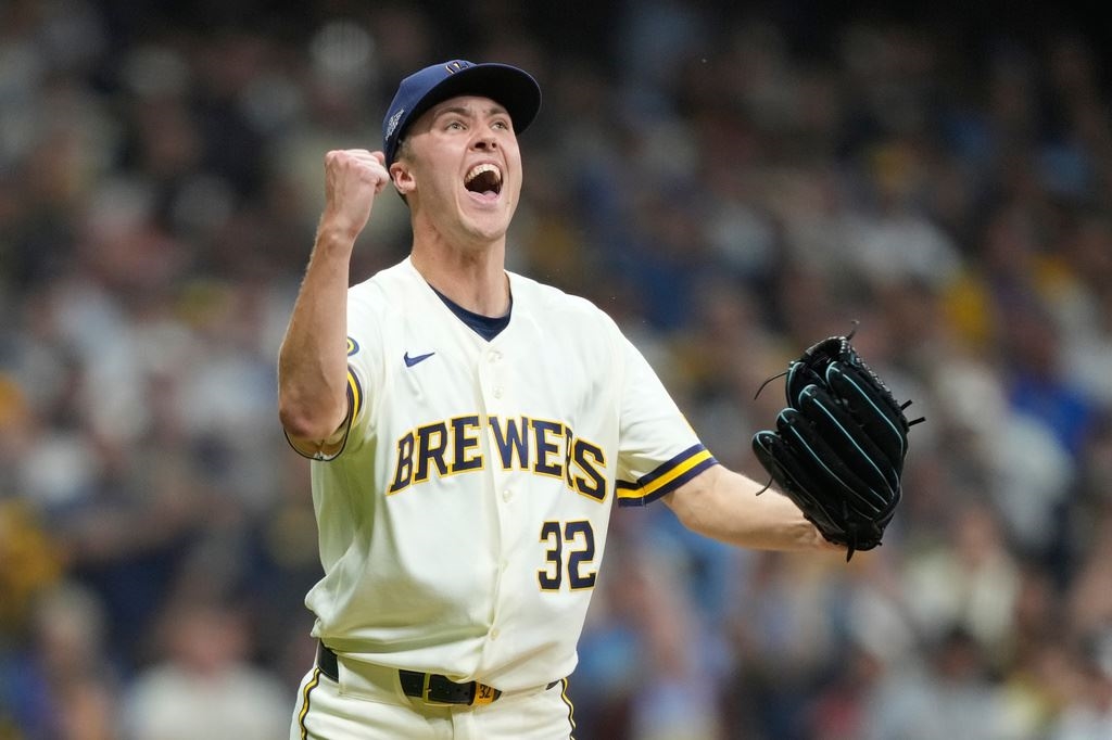 MLB(影)/史詩級火球對決!史庫柏硬碰105英里怪物 道奇釀酒人國聯冠軍賽開戰