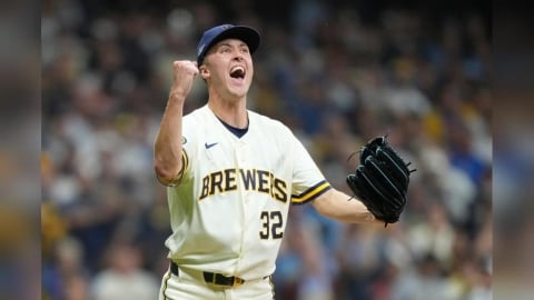 MLB(影)/狀況並非最佳依舊壓制道奇!釀酒人火球怪物說話了