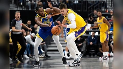 NBA(影)/湖人新當家中鋒熱身賽首亮相!凱斯勒攻守兩端「奮戰不懈」展現球隊精神