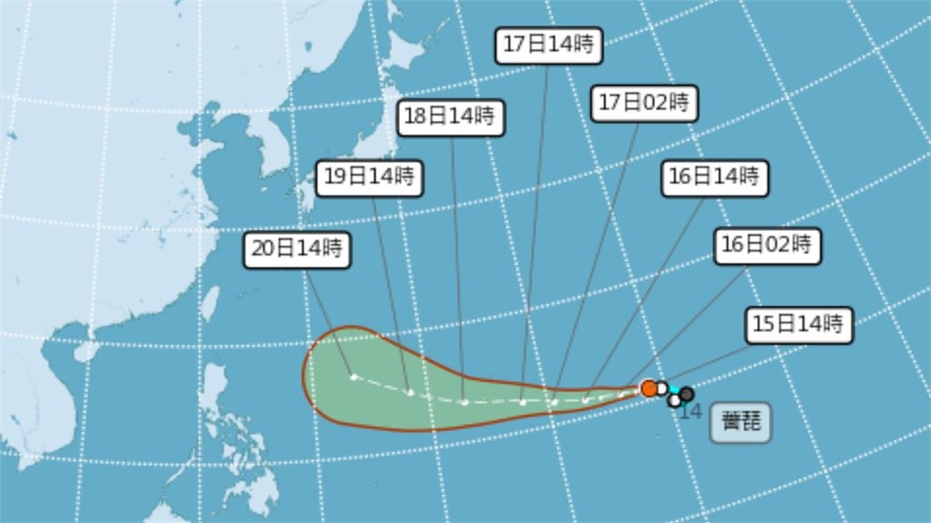 颱風「薔琵」生成!恐成又大又強的強颱 「2關鍵因素」決定是否侵台