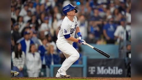 MLB(影)/寶貝女兒第3戰前誕生為老爸帶來好運!道奇捕手史密斯走出打擊低潮