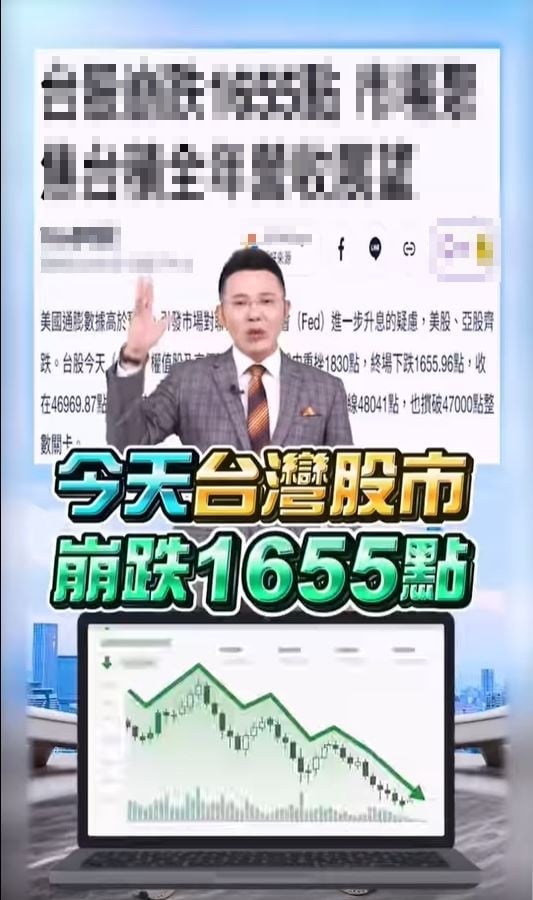 台股狂殺1655點!郭哲榮曝暴跌內幕…點名「這幾檔」甜甜價逢低佈局