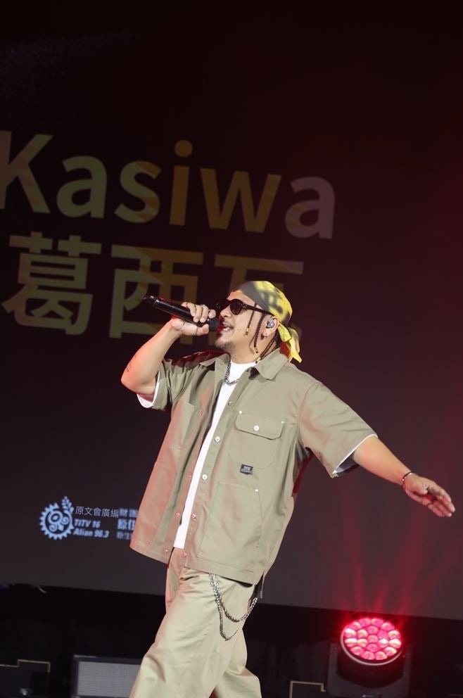 金曲原民歌手葛西瓦現身金鐘榮耀茶會(圖/原文會提供)