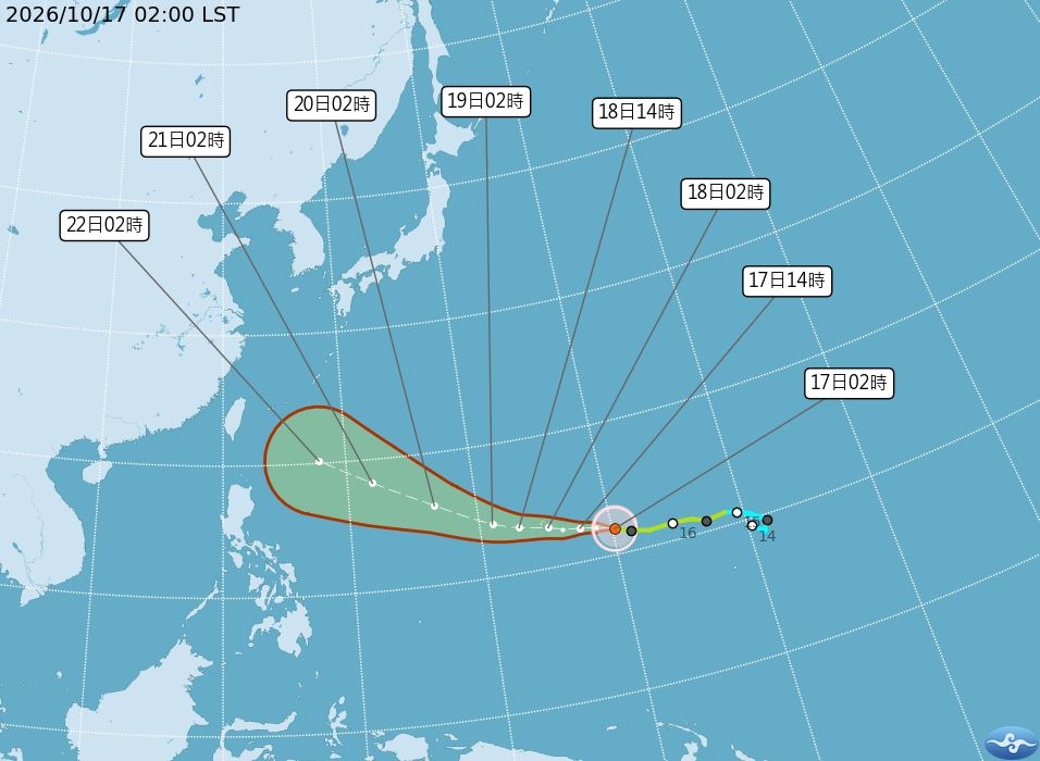 薔琵颱風狂逼近「鎖定台灣」時間曝光!專家揭最新路徑「2地區」風雨恐炸裂增強