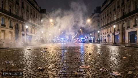 法國爆發近年最嚴重動亂 數十萬人抗議高物價槓上警察