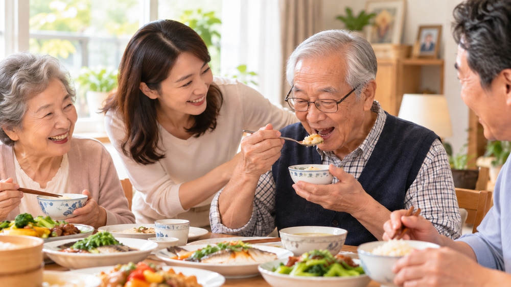 重陽節關心長輩健康!吃飯變慢、喝水常嗆到?營養師提醒留意吞嚥警訊