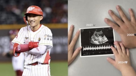中職／味全龍「天哥」雙喜臨門！球隊2連勝賽後郭天信公布升格成「二寶爸」好消息