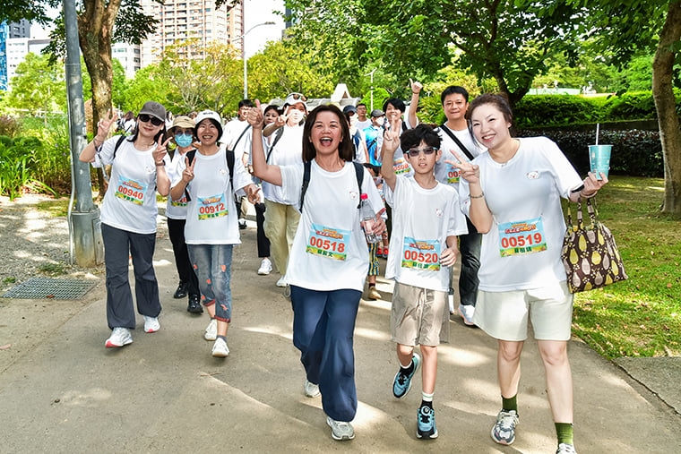 ▲民眾響應「2026世界安寧日路跑『約定之愛 心願同行』路跑活動」。(圖/財團法人器官捐贈移植登錄及病人自主推廣中心提供)